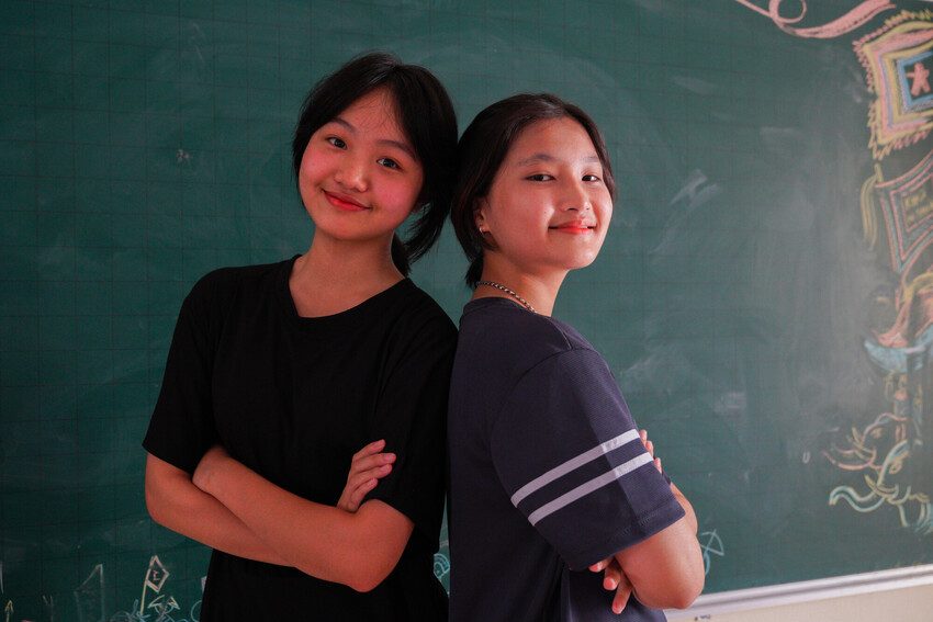 Young women attend a gender equality summer camp in Vietnam.