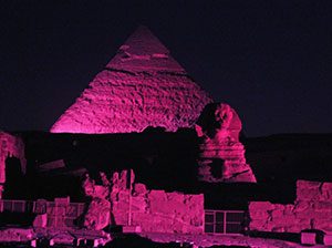 Pinkification, pyramids