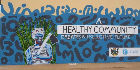 Communicating good hygiene through art